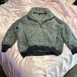 Express Fuzzy Fleece Sweatshirt Size M (super soft!)